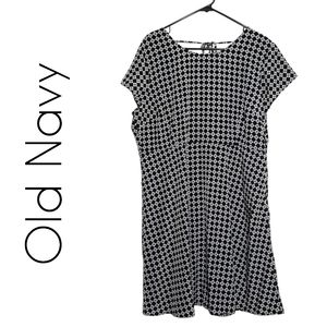 Old Navy geometric dress size XL NEW
